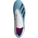 Buty piłkarskie adidas X 19.2 FG biało niebieskie F35387