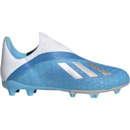 Buty piłkarskie adidas X 19.3 LL FG JUNIOR niebieskie EF9114