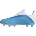 Buty piłkarskie adidas X 19.3 LL FG JUNIOR niebieskie EF9114