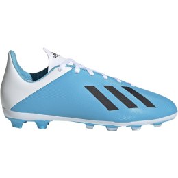 Buty piłkarskie adidas X 19.4 FxG JUNIOR niebiesko białe F35361