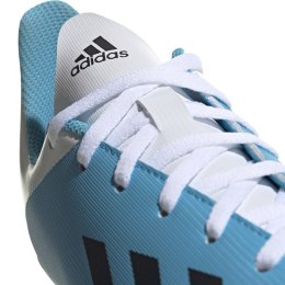 Buty piłkarskie adidas X 19.4 FxG JUNIOR niebiesko białe F35361