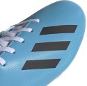 Buty piłkarskie adidas X 19.4 FxG JUNIOR niebiesko białe F35361