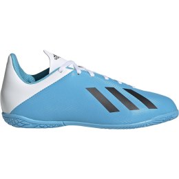 Buty piłkarskie adidas X 19.4 IN JUNIOR niebiesko białe F35352