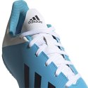 Buty piłkarskie adidas X 19.4 IN JUNIOR niebiesko białe F35352