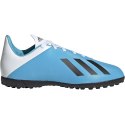 Buty piłkarskie adidas X 19.4 TF JUNIOR niebiesko białe F35347