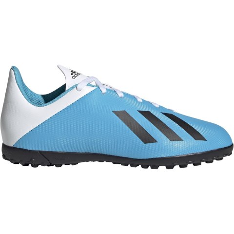 Buty piłkarskie adidas X 19.4 TF JUNIOR niebiesko białe F35347