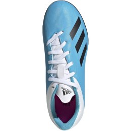 Buty piłkarskie adidas X 19.4 TF JUNIOR niebiesko białe F35347