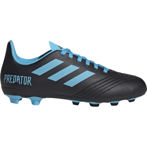 Buty piłkarskie adidas Predator 19.4 FxG JUNIOR czarno niebieskie G25823