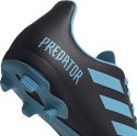 Buty piłkarskie adidas Predator 19.4 FxG JUNIOR czarno niebieskie G25823