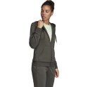 Bluza damska adidas W Essentials Linear FZ HD khaki FJ5386