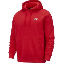 Bluza męska Nike NSW Club Hoodie czerwona BV2654 657