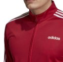 Bluza męska adidas Essentials 3 Stripes Tricot Track Top czerwona EI4891