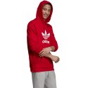 Bluza męska adidas Trefoil Hoodie czerwona EJ9680