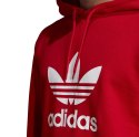 Bluza męska adidas Trefoil Hoodie czerwona EJ9680