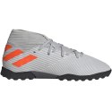 Buty piłkarskie adidas Nemeziz 19.3 TF JR szare EF8303