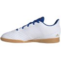 Buty piłkarskie adidas Predator 19.4 IN Sala JUNIOR biało-niebieskie EG2829