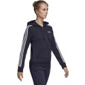 Bluza damska adidas W Essentials 3S FZ HD granatowa DU0656