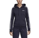 Bluza damska adidas W Essentials 3S FZ HD granatowa DU0656