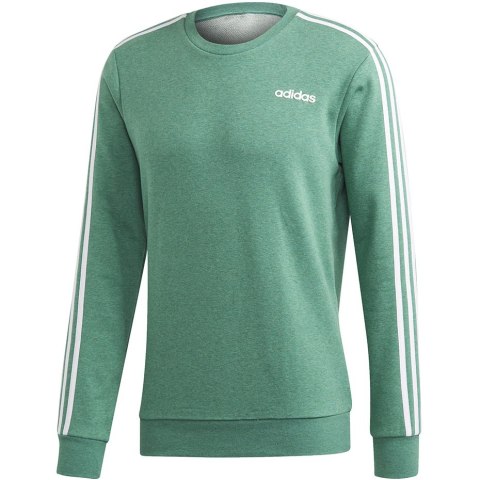 Bluza męska adidas Essentials 3 S Crew French Terry zielona FM6046