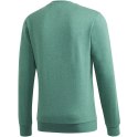 Bluza męska adidas Essentials 3 S Crew French Terry zielona FM6046