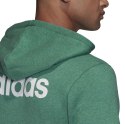 Bluza męska adidas Essentials Linear FZ French Terry zielona FM6035