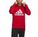 Bluza męska adidas MH Bos PO FT czerwona FR7106