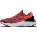 Buty damskie do biegania Nike Epic React Flyknit bordowo-pomarańczowo-czarne AQ0070 601