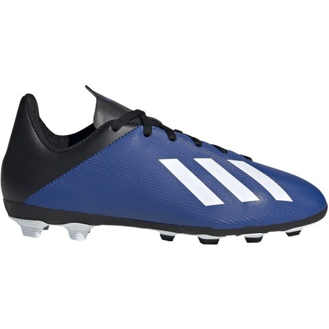 Buty piłkarskie adidas X 19.4 FxG JUNIOR niebiesko-czarne EF1615