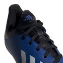 Buty piłkarskie adidas X 19.4 FxG JUNIOR niebiesko-czarne EF1615