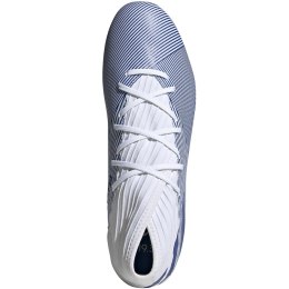 Buty piłkarskie adidas Nemeziz 19.3 FG biało-niebieskie EG7202