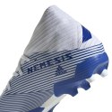 Buty piłkarskie adidas Nemeziz 19.3 FG biało-niebieskie EG7202