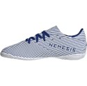 Buty piłkarskie adidas Nemeziz 19.4 IN JR biało-niebieskie EF1754