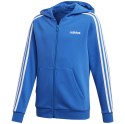 Bluza dla dzieci adidas Essentials 3 Stripes Full Zip niebieska FL9603