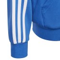 Bluza dla dzieci adidas Essentials 3 Stripes Full Zip niebieska FL9603