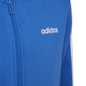 Bluza dla dzieci adidas Essentials 3 Stripes Full Zip niebieska FL9603