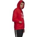 Bluza męska adidas Trefoil Hoodie czerwona FM3783