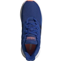 Buty dla dzieci adidas Duramo 9 K granatowo-pomarańczowe EG7906