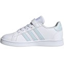 Buty dla dzieci adidas Grand Court C biało-niebieskie EG6738