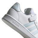 Buty dla dzieci adidas Grand Court C biało-niebieskie EG6738