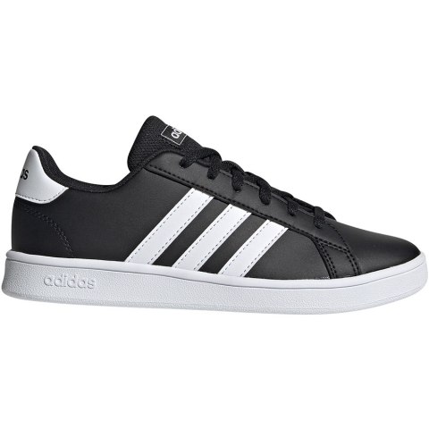 Buty dla dzieci adidas Grand Court K czarno-białe EF0102