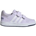 Buty dla dzieci adidas Hoops 2.0 CMF jasno-fioletowe EG3771