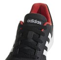 Buty dla dzieci adidas Hoops 2.0 K czarno-czerwone B76067