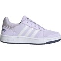 Buty dla dzieci adidas Hoops 2.0 K jasnofioletowe EG9075