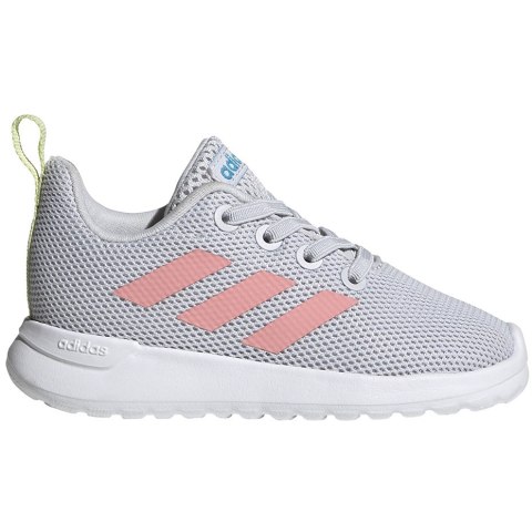 Buty dla dzieci adidas Lite Racer CLN I szaro-różowe EG4013