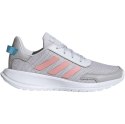 Buty dla dzieci adidas Tensaur Run K szaro-różowe EG4132