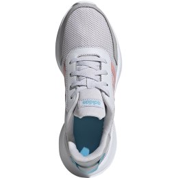 Buty dla dzieci adidas Tensaur Run K szaro-różowe EG4132