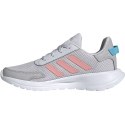 Buty dla dzieci adidas Tensaur Run K szaro-różowe EG4132