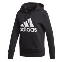 Bluza damska adidas Badge of Sport Overhead Fleece Hoodie czarna GC6915