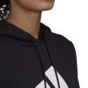 Bluza damska adidas Badge of Sport Overhead Fleece Hoodie czarna GC6915