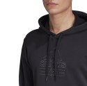 Bluza męska adidas Brilliant Basics Hooded czarna GD3831